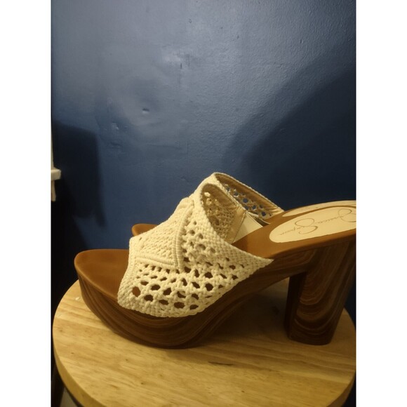 Jessica Simpson Women's Shelbie Block Heel Heeled Sandal Size 12 - Picture 5 of 8